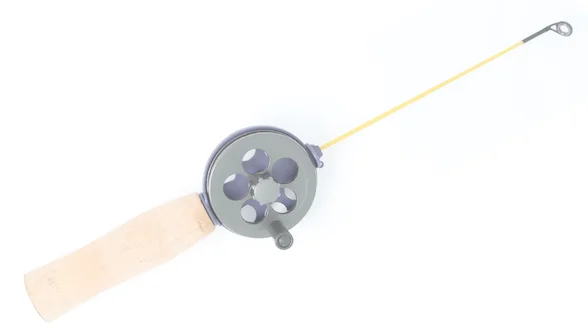 Вудка зимова з катушкою Salmo FIN 31 см