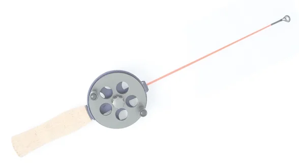 Вудка зимова з катушкою Salmo FIN 37 см