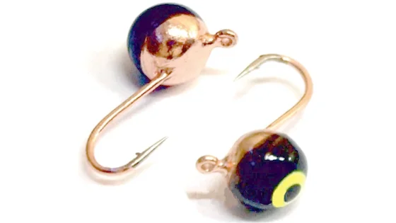 Мормишка вольфрам. LJ "ШАР" з вічком, петлею 4 мм, 0,65г/*5 шт