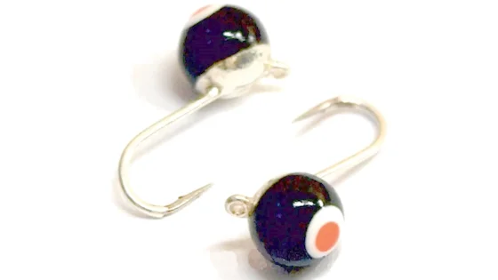 Мормишка вольфрам. LJ "ШАР" з вічком, петлею 4мм, 0,65г/*5 шт