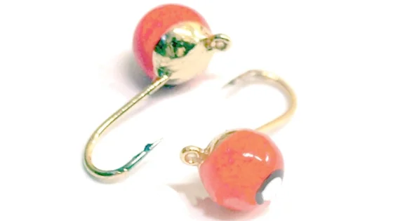 Мормишка вольфрам. LJ "ШАР" з вічком, петлею 5мм, 1,2г/*5 шт