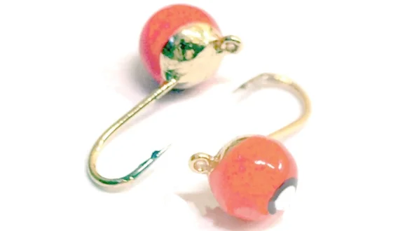 Мормишка вольфрам. LJ "ШАР" з вічком, петлею 5мм, 1,2г/*5 шт