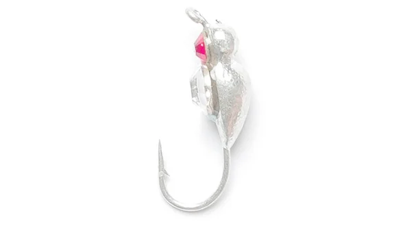 Мормишка вольфрам. LJ "ЖУК" Swarovski з петлею, 3мм, 0,4г/*5 шт