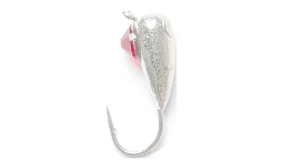 Мормишка вольфрам. LJ "Німфа" Swarovski з петлею, 3мм, 0,7г/*5 шт.