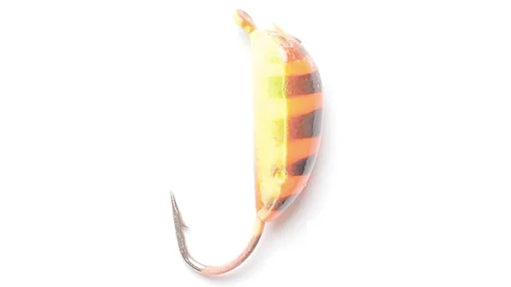 Мормишка вольфрам. LJ "Банан рижский" з петлею (фарбована), 5мм, 1.57 г/*5 шт