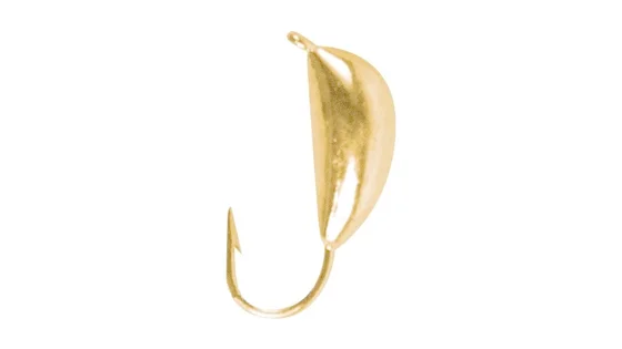 Мормишка вольфрам. LJ "Банан рижский" з петлею (золото), 4мм, 1,35г