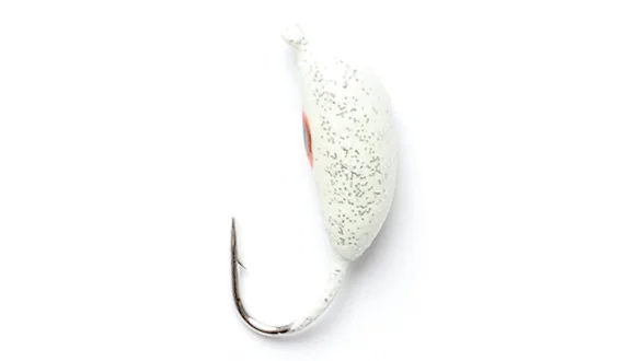 Мормишка вольфрам. LJ "Банан рижский" з петлею (фарбована), 4мм, 1,85г