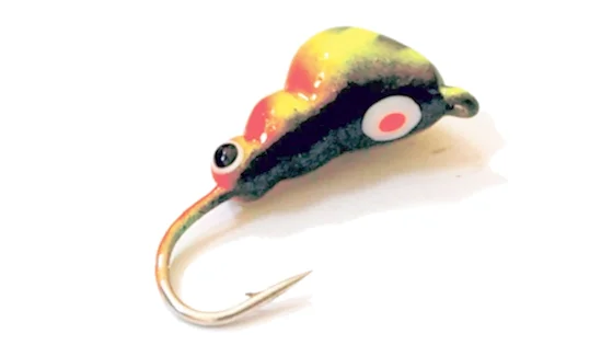 Мормишка вольфрам. LJ "МУРАВЕЙ" фарбован. з петлею, 4мм, 1г