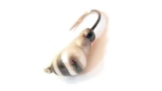 Мормишка вольфрам. LJ "МУРАВЕЙ" фарбован. з петлею, 4мм, 1г