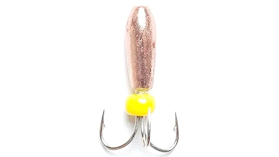 Мормишка вольфрам. LJ "Чёртик" з отвором, 3мм, 0,5г/*5 шт