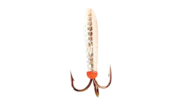 Мормишка вольфрам. LJ "Чёртик" з отвором (срібло), 3,3мм, 1,60г/*5 шт