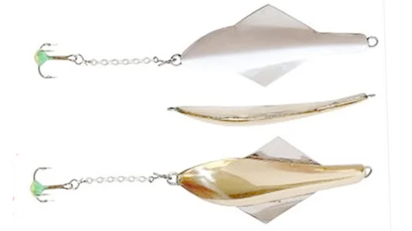 Мормишка зимова LJ GLIDER (трійник-ланцюжок) 60мм / GS