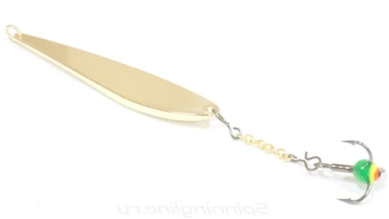 Мормишка зимова LJ "S-2-Z" з ланцюжком і трійником OWNER. 42мм / G