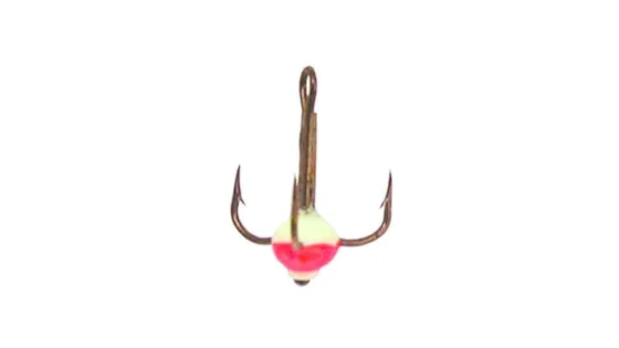 Трійники з краплею для зимової мормишки 18 / FR * 10