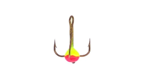 Трійники з краплею для зимової мормишки 18 / YR * 10