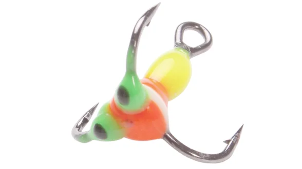 Трійники OWNER c краплею для зимової мормишки 18 / YR * 10