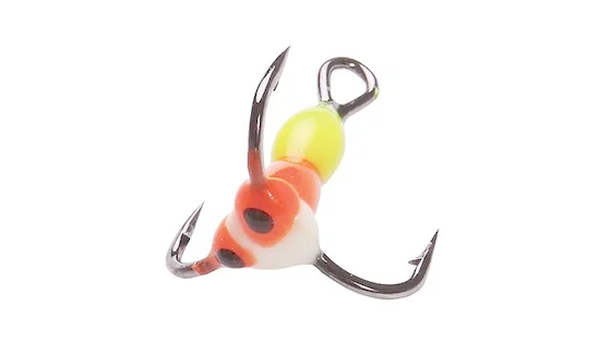 Трійники OWNER c краплею для зимової мормишки 18 / YRF * 10