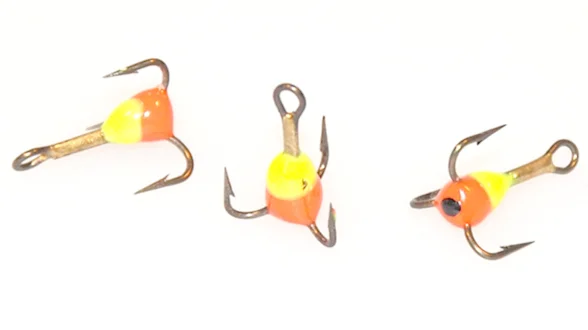 Трійники з краплею для зимової мормишки 18 / Y * 10