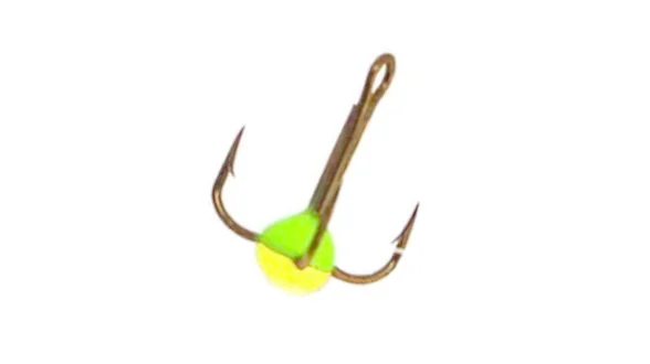 Трійники з краплею для зимової мормишки 08 / 03(GRY) * 10