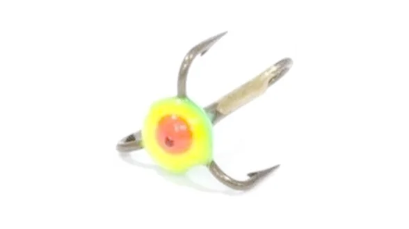 Трійники з краплею для зимової мормишки 10 / 03(GRY) * 10