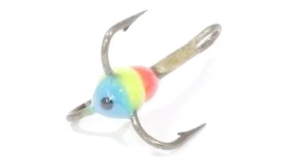 Трійники з краплею для зимової мормишки 12 / 06(RYB) * 10