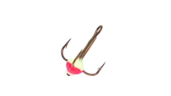 Трійники з краплею для зимової мормишки 14 / 01(F) * 10