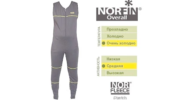 Термобілизна-комбінезон фліс. Norfin OVERALL (1-й.2-й шар) XXL