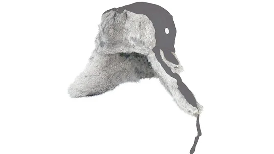 Шапка-вушанка мембраннаяс хутром Norfin ARDENT (підкл.натур.хутро / чорна) р.XL