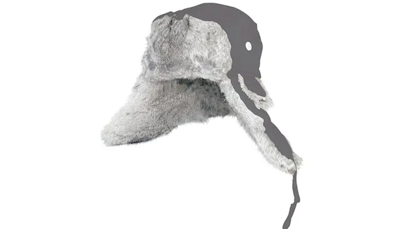 Шапка-вушанка мембраннаяс хутром Norfin ARDENT (підкл.натур.хутро / чорна) р.XL