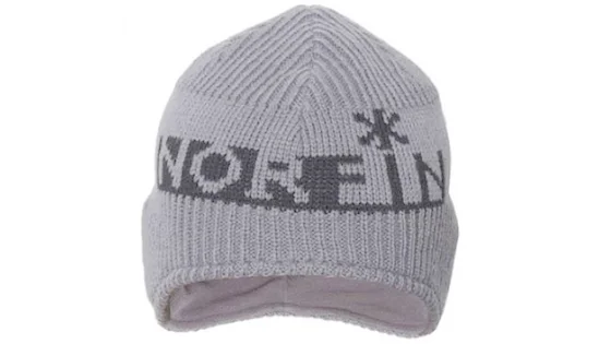 Шапка в'язана Norfin WINTER (підкл.фліс / сіра) р.L