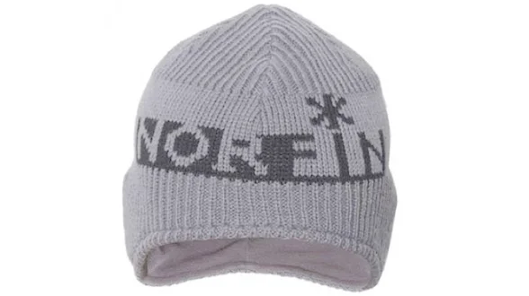 Шапка в'язана Norfin WINTER (підкл.фліс / сіра) р.L
