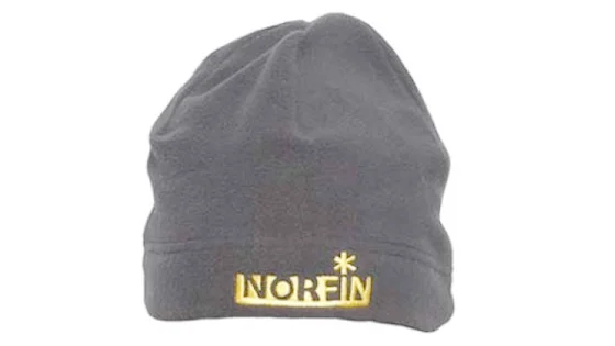 Шапка флісова Norfin FLEECE (чорна) р.L