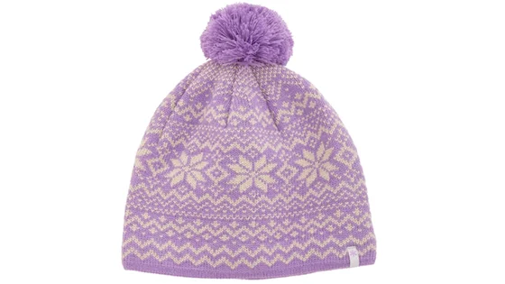 Шапка в'язана жіноч. Norfin Women NORWAY VIOLET (підкл.фліс / фіолет/100% акрил) р.L