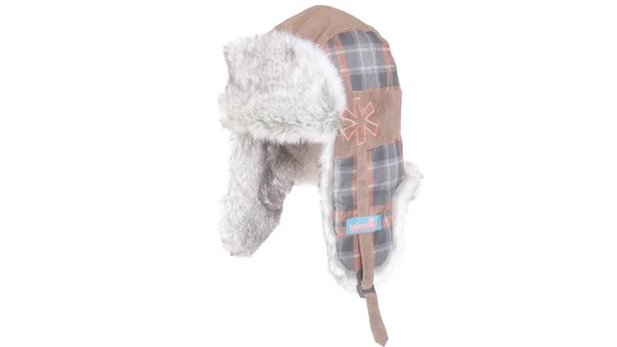 Шапка-вушанка підліткова Norfin USHANKA JUNIOR (штучне хутро / в клітинку) р.M