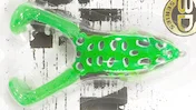 Приманка-жаба гумова поверхня незачеп. FREDDY FROG LJ 3D Series  4" /21g / 007 *6