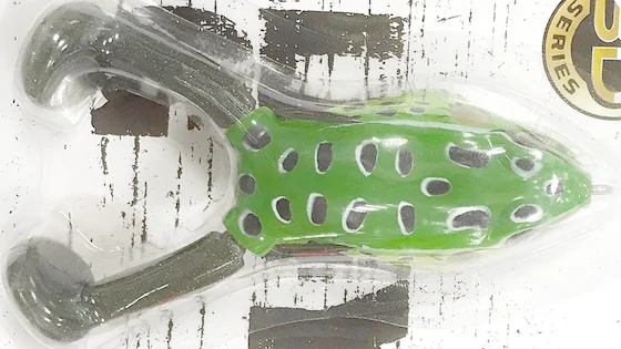 Приманка-жаба гумова поверхня незачеп. FREDDY FROG LJ 3D Series  4" /21g / 008 *6