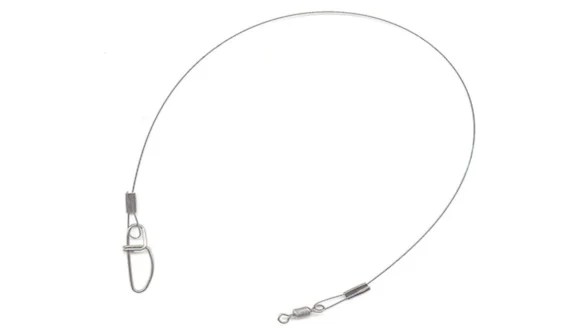 Поводок титановий LJ Pro X-TWITCH TITANIUM   15см/9кг *2