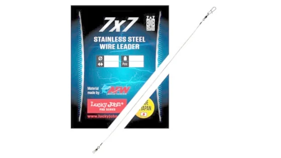 Поводки сталеві (набір) LJ Pro SSW AFW 7х7  (20см/9кг, 25см/12кг, 30см/18кг) *30