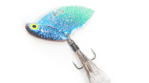 Блешня "ЦИКАДА" 10 г.гологр.покр.,хвіст-трійник-хутро TRITON