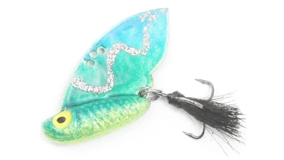 Блешня "ЦИКАДА" 14 г.гологр.покр.,хвіст-трійник-хутро TRITON