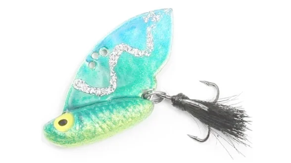 Блешня "ЦИКАДА" 14 г.гологр.покр.,хвіст-трійник-хутро TRITON