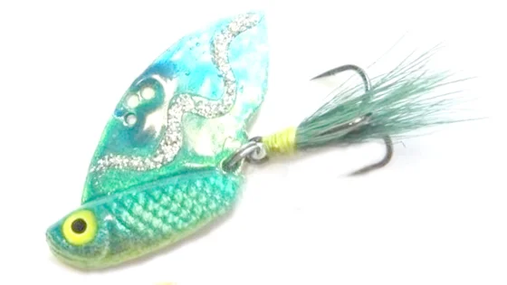 Блешня "ЦИКАДА" 14 г.гологр.покр.,хвіст-трійник-хутро TRITON