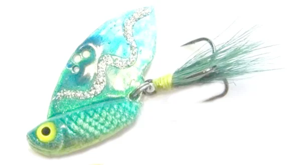 Блешня "ЦИКАДА" 14 г.гологр.покр.,хвіст-трійник-хутро TRITON