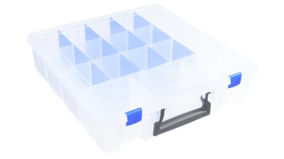 Кейс пласт. 9007 Flambeau (5 фикс.,12 зйомн.перег.) 38х35,6х8,9см