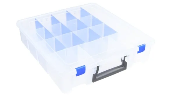 Кейс пласт. 9007 Flambeau (5 фикс.,12 зйомн.перег.) 38х35,6х8,9см