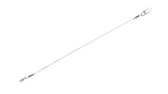 Поводок-тросік метал 19 волокон 40 см., 8 кг. диаметр - 0,25 мм. AFW