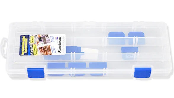 Коробка пласт. 3009UM  Flambeau (2 фикс.,9 зйомн.перег.) 30,5х11,43х3,8см