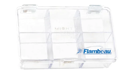 Коробка пласт. 6206CL Flambeau 12,1х8,25х3,17см