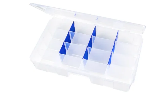 Коробка пласт. 7004R Flambeau (6 фикс.,9 зйомн.перег.) 41х24,8х7,9см