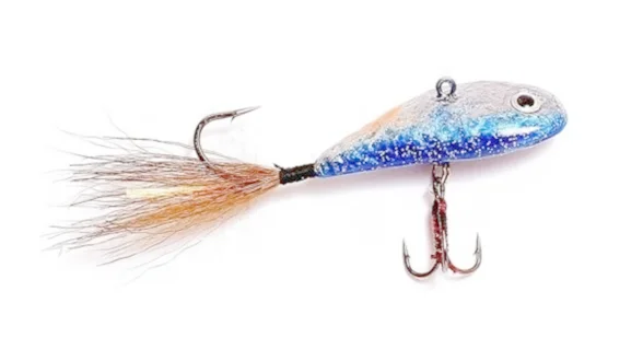 Блешня "бокоплав" 9 гр., хвіст-хутро,підвіска трійник